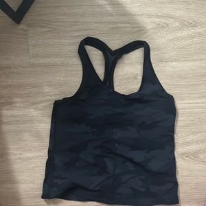 Lululemon Racerback Camo Tank Top Siz 8